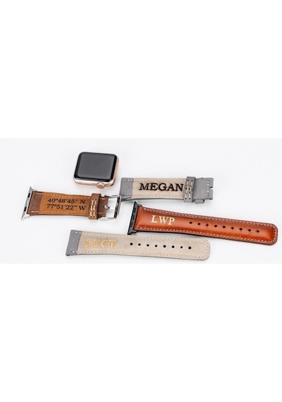 Bouletta Watch Uyumlu Deri Kordon 38-40-41Mm Slim Erc3 Bej