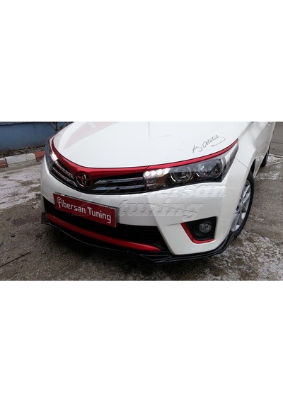 Toyota Corolla Uyumlu Ön Tampon Lip ---fibersan Tuning