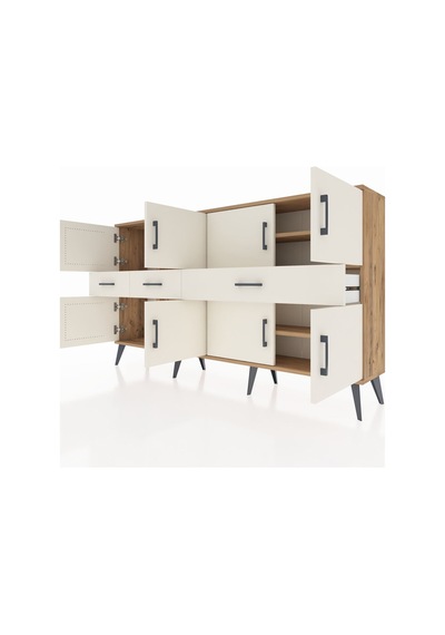 Arges Konsol 5 Raflı 3 Çekmeceli 8 Kapaklı 176x30x99 Çam-aytaşı Aytası - Atlas Çam Arges Konsol 5 Raflı 3 Çekmeceli 8 Kapaklı 176x30x99 Çam-aytaşı Aytası - Atlas Çam