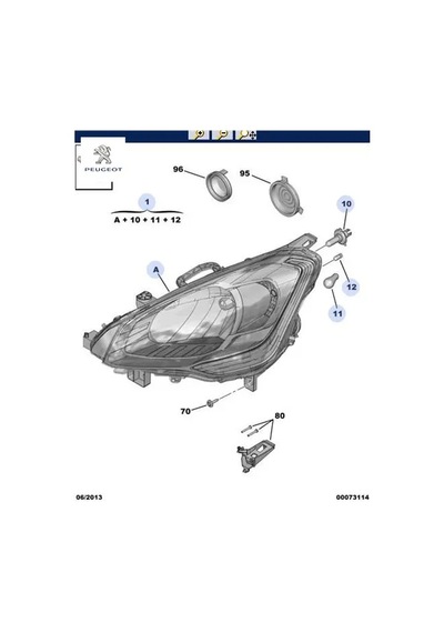 Far Sol Partner Tepee Peugeot Peugeot 9677202480