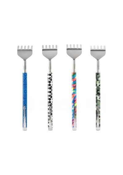 Metal Teleskobik Sırt Kaşıyıcı Cep Tipi Açılıp Kapanır Uzayan Sırt Kaşıma Aparatı Back Scratcher Karışık