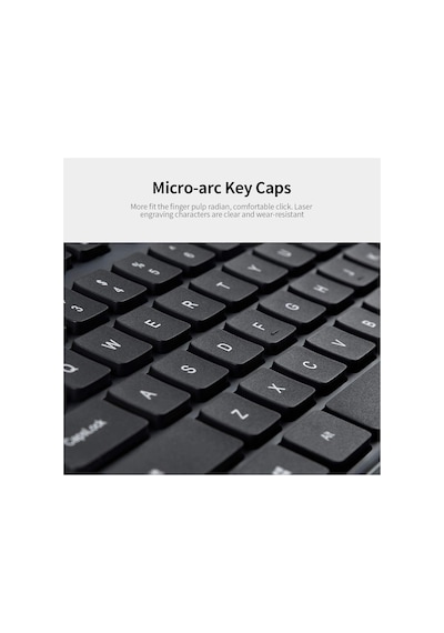 Mini Kablosuz Wireless Klavye Mouse Seti 2.4 Ghz Siyah - 607839679
