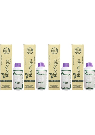 Biomagic Organik Amonyaksız Saç Boyası 8 Yoğun Küllü Açık Kumral (446397829)