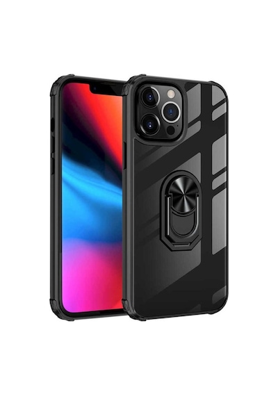 Apple Uyumlu iPhone 13 Pro Kılıf Zore Mola Kapak Siyah