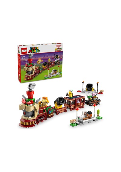 Super Mario Bowser Ekspres Treni 71437-9 Yaş Ve Üzeri Çocuklar İçin Nintendo Karakteri İçeren Yaratıcı Oyuncak Y