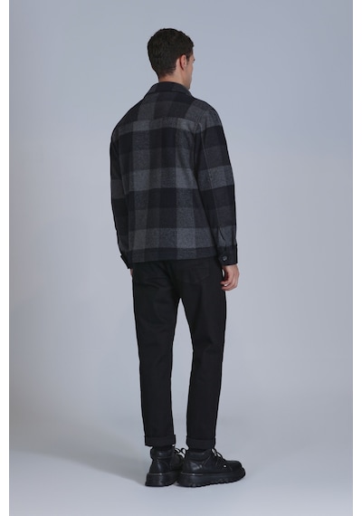 Lufian Anton Smart Jean Erkek Pantolon Slim Fit Siyah Siyah 112200224100100 Siyah