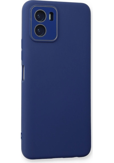 Cosmotex Newface Vivo Y15s Kılıf Lansman Glass Kapak - Sky Blue