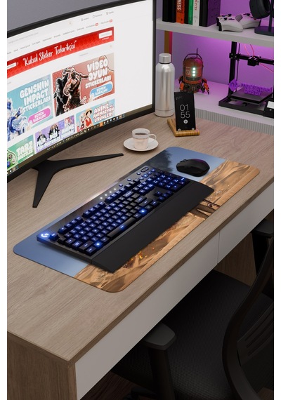 Uncharted Kaymaz Dikişli Kauçuk Oyuncu Mousepad V1 - 70x30 Xl Gaming Mouse Pad Fare Altlığı