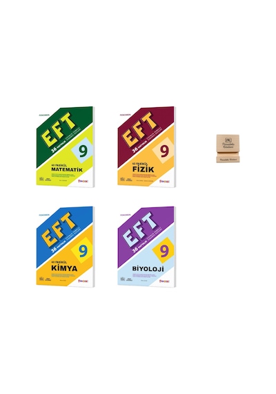 Fenomen 9. Sınıf Matematik Fizik Kimya Ve Bioloji 4lü Set Etkinlik Temelli Testleri + Telefon Standı