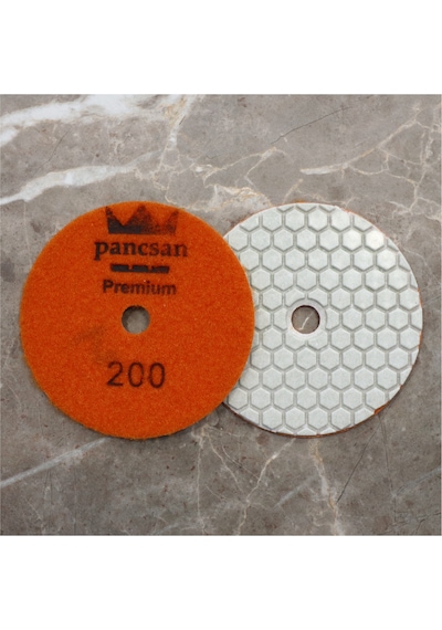Pancsan - Kuru Esnek Parlatma 200 Ped Leri 100 Mm Elmas Porselen , Granit , Mermer , Çimstone , Seramik