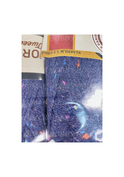 Favori Tweed Lacivert El Örgü İpi 3 Adet - Renk: 019a
