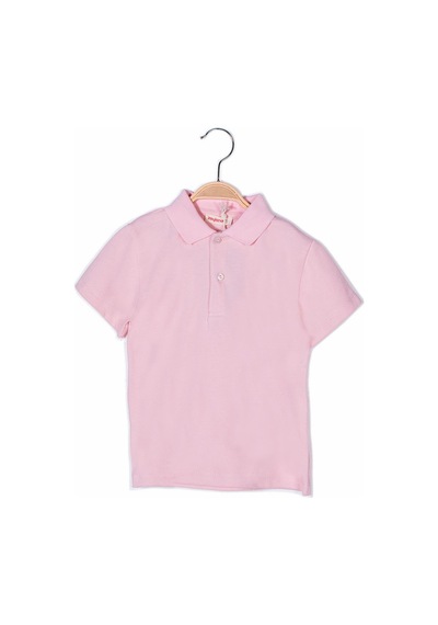 Zeyland Kız Çocuk Polo Yaka Kısa Kol T-shirt Pembe