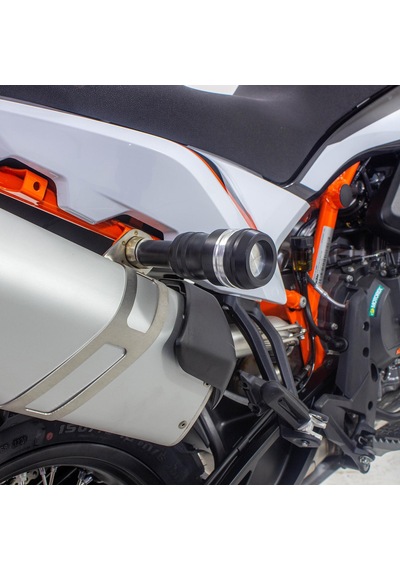 GP Kompozit KTM 790/890 ADV/ADV R 2021 Uyumlu Egzoz Koruma Takozu Siyah