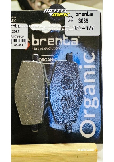 Rks Freccıa 125 Freccıa 150 Vrs 125 Brenta Ft 3085 Organik Arka Fren Balatası