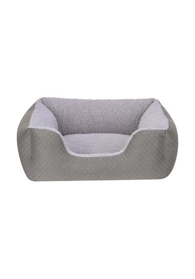 Pet Comfort Echo Kedi Ve Köpek Yatağı Gri/gri Peluş S 60x50cm Pet Comfort Echo Kedi Ve Köpek Yatağı Gri/gri Peluş S 60x50cm
