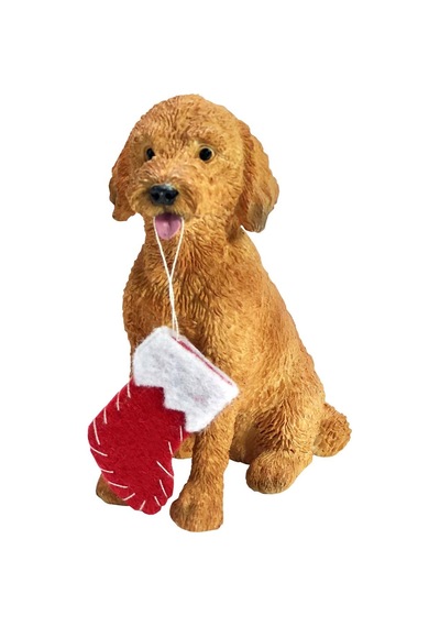 Noel Süslemeli Goldendoodle Noel Süsü, Çok Renkli Xso24201