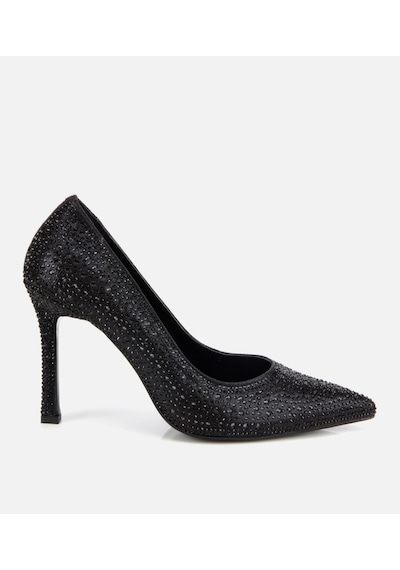 Hotiç Kadın Siyah Taşlı Yüksek Topuklu Stiletto 01ayh314790a100 01ayh314790a100 Siyah