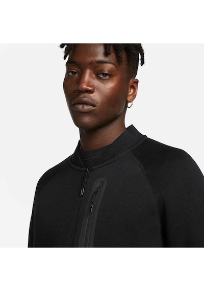 Nike Fb8008-010 Tech Fleece Klasik Bomber Ceket-7748 Siyah