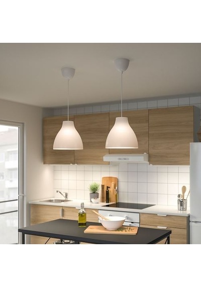 Ikea Melodı Sarkıt Lamba, Beyaz, 28 Cm