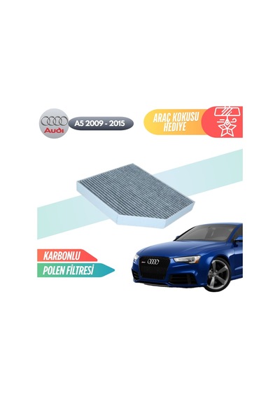 Audi A5 2009-2015 Model Karbonlu Polen Klima Filtresi