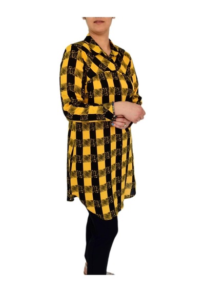 Kadın Ekose Kareli Tunik Bgl-st02956 001