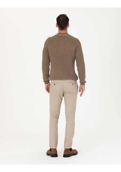 Pierre Cardin Erkek Vizon Pantolon Kanvas-chino 50278471-vr052 Vizon