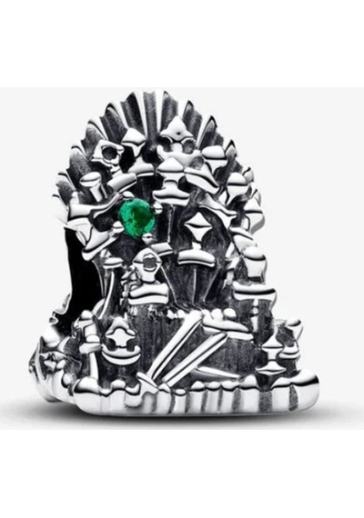 Game Of Thrones Charm Demir Taht Gümüş Kaplama