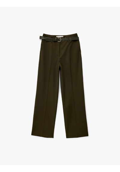 Koton Koton X Sima Tarkan - Nervürlü Cepli Straight Fit Kemerli Bol Paça Pantolon Yeşil 6wak40045ew Koyu Haki Koton Koton X Sima Tarkan - Nervürlü Cepli Straight Fit Kemerli Bol Paça Pantolon Yeşil 6wak40045ew Koyu Haki