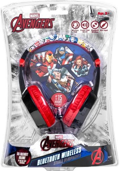 Bluetooth Kulaklık Marvel Avengers Mikrofonlu Kablosuz Çocuk Kulaklığı Lisanslı Mv-9938-ag