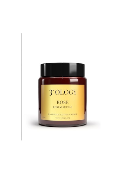 Rose Kösem Handmade Lotion Candle, 125 Gr