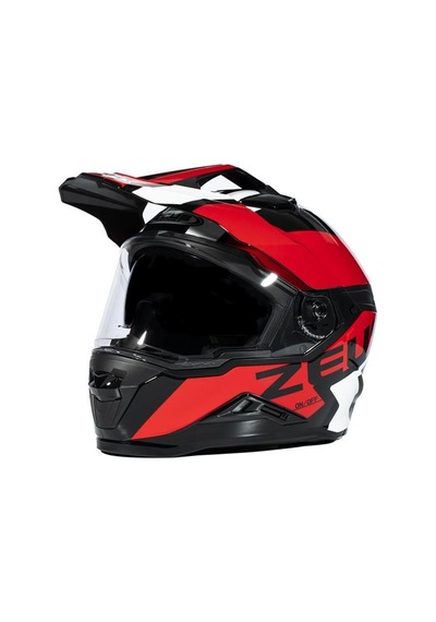 Zeus ZS-913 BF8 Kapalı Motosiklet Kaskı Siyah - Kırmızı