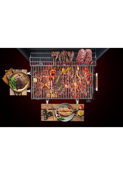 Cheffi - Grillord-75 Kömürlü Barbekü Mangal Önlük Ve Kılıf Hediyeli Çok Renkli