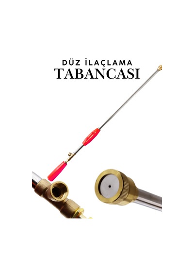 Basınçlı İlaçlama Tabancası 90 Cm Uzatma Çubuklu Dezenfekte Sisleme Pompası Mekanik Püskürtücü