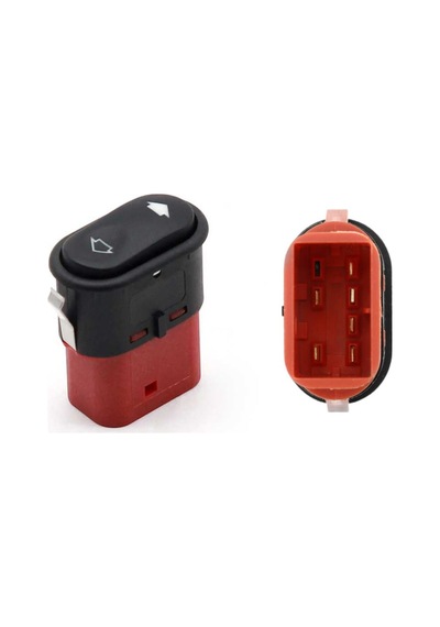 Ford Fiesta 04-08, Transit  - Cam Açma Kapama Anahtarı - 6 Pin
