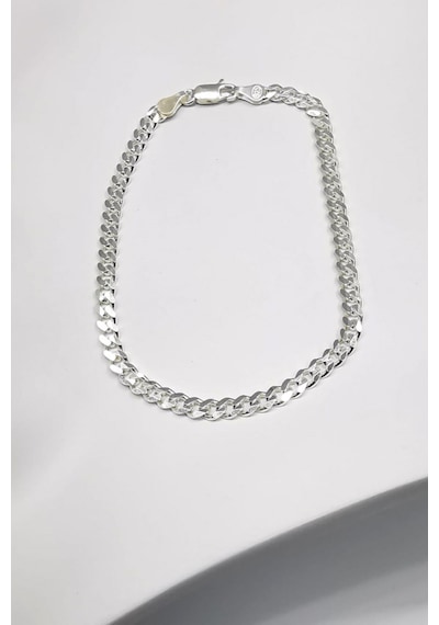 Omar Silver Unisex Gurmet 4,4 Mm Gümüş Bileklik