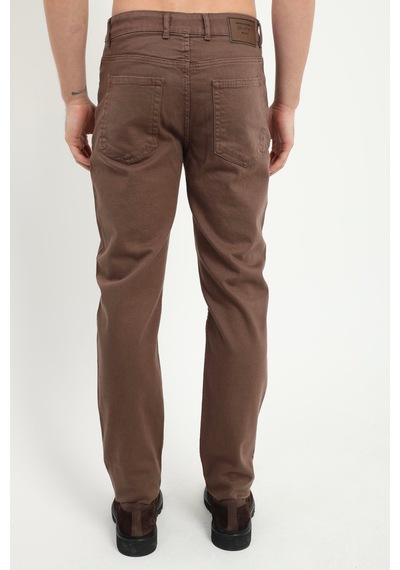 Dufy Erkek Slim Fit Kahve Pantolon-19088