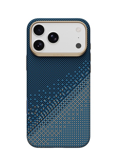 Apple iPhone Uyumlu 18 Pro Max Kılıf M-safe Özellikli Raptic Aramid Dual Ultra Serenity Serisi Karbon Lacivert