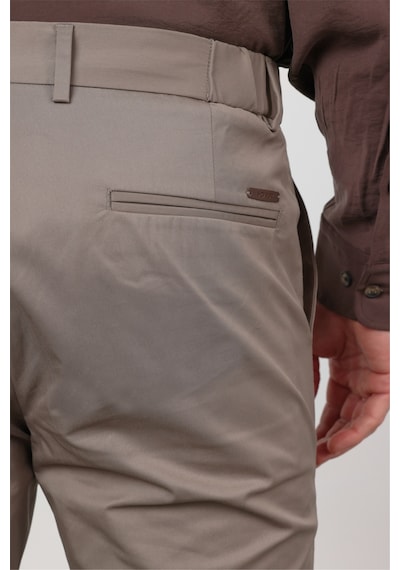 İmza Vizon Yan Cep Slim Fit Pamuklu Chino Pantolon 1003260168