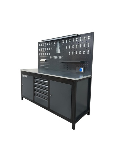 Takpower Ttr4411 2 Metre Takım Tezgahı 5 Çekmeceli 2 Dolaplı