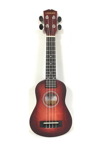 Cremonia Au-ho1a-21rd Soprano Ukulele 21 İnç Mat Kırmızı