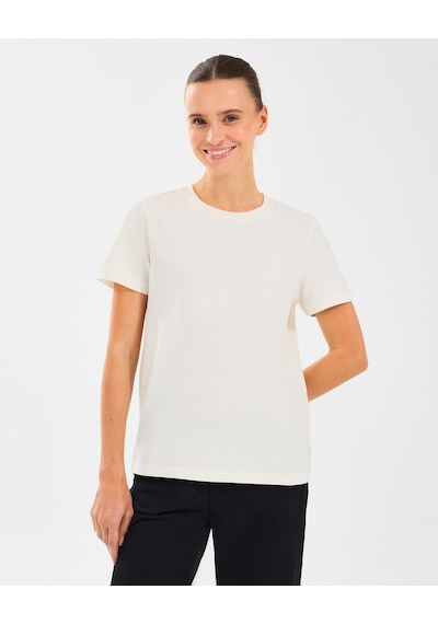 Skechers W Essential Crewneck T-shirt Kadın Off White Tshirt S2510029-102 Beyaz