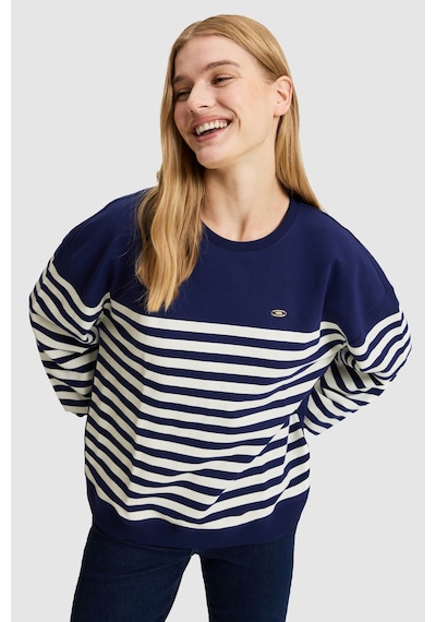 U.S. Polo Assn. Kadın Açık Lacivert Bisiklet Yaka Sweatshirt 50328990-vr059