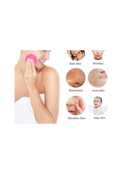 3b Trend 2 Li Yüz Temizleme Süngeri Cilt Temizleme Ve Nazik Peeling Süngeri Gözenek Arındırıcı