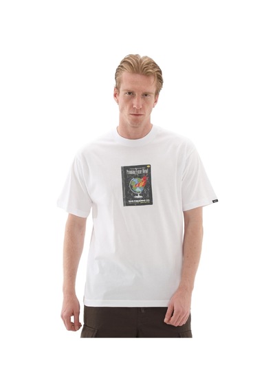 000m5wwht1-r Vans Paperback Writer Ss Erkek T-shirt Beyaz 000m5wwht1-r Beyaz