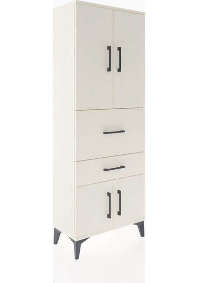 Arges Dolap 3 Raflı 2 Çekmeceli 4 Kapaklı 60x30x163 Aytaşı-ay... Aytaşı