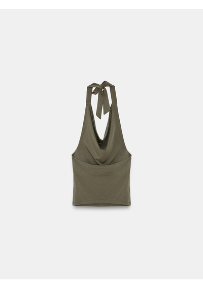 Dilvin 32973 Degaje Yaka Top-haki