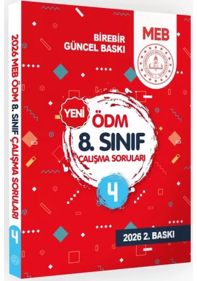 2026 LGS 8.sınıf Meb Çalışma Soruları Soru Bankası 6lı Modül Set Ödm Çalışma Kitapları Baskı Ücreti