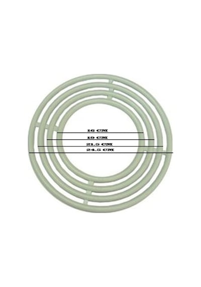 Plastik Makrome Nakış El Ve Işi Kasnağı 4'Lü Set