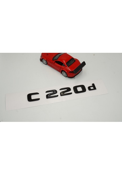 C 220d Bagaj Parlak Siyah ABS 3M 3D Yazı Logo