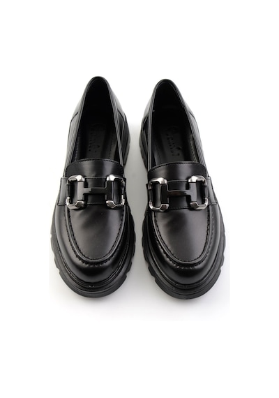 Bambi Siyah Kadın Loafer Ayakkabı K01997011109 Siyah